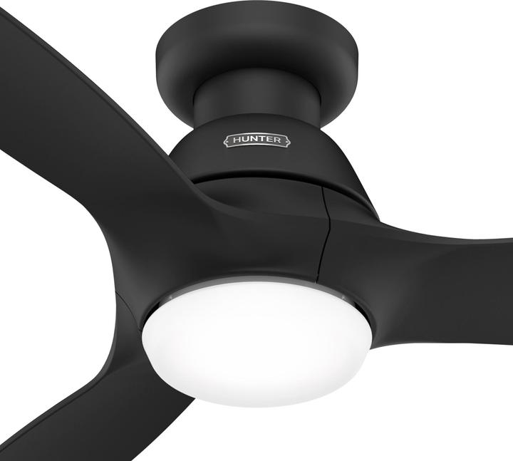 Produktbild Hunter Fans DC Deckenventilator Calabasas LP Schwarz mit LED (41 dB)