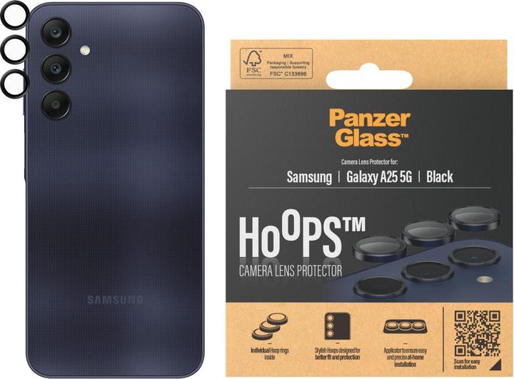 Actual product image PanzerGlass Hoops Camera Lens Protector (1 pcs., Samsung Galaxy A25)