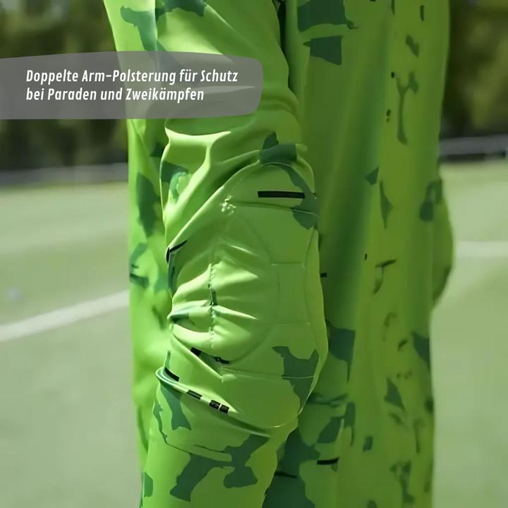 Actual product image Catch & Keep Trikot Green Camou Protection Torwarttrikot Gr. L Fussball Shirt (L)