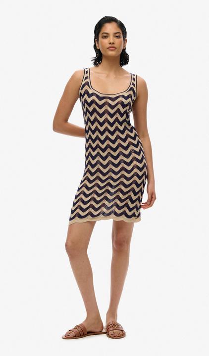Produktbild Superdry Mini-Strickkleid mit Zickzackmuster (L)