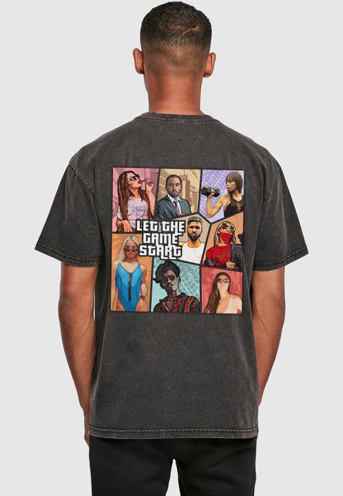 Produktbild Merchcode Grand Collage Acid Washed Heavy Oversized Tee - 112597 (L)