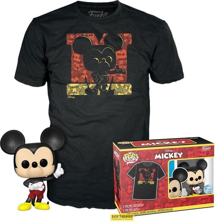 Produktbild Funko Disney POP! & Tee Vinyl Figur & T-Shirt Set Mickey(DGLT) Grösse S