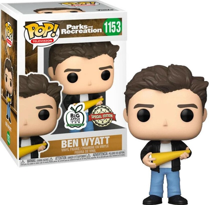 Image du produit Funko POP! Parks and Recreation Ben Wyatt Big Apple Collectibles