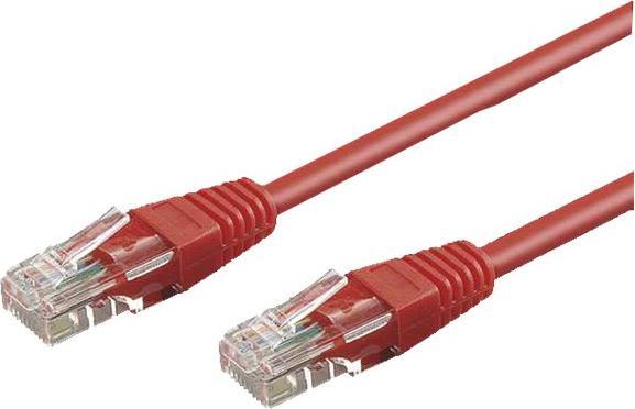 Produktbild Goobay CAT 5e Patchkabel, U/UTP, Rot, 0.5 m (U/UTP, CAT5e, 0.50 m)