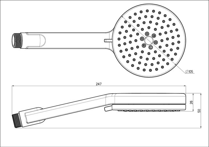Actual product image Nikles Fresh 105 Duo (2 Beam types, 12 l/min)