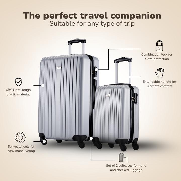 Produktbild Slazenger Trolley Set 18/26" 2pcs Silver