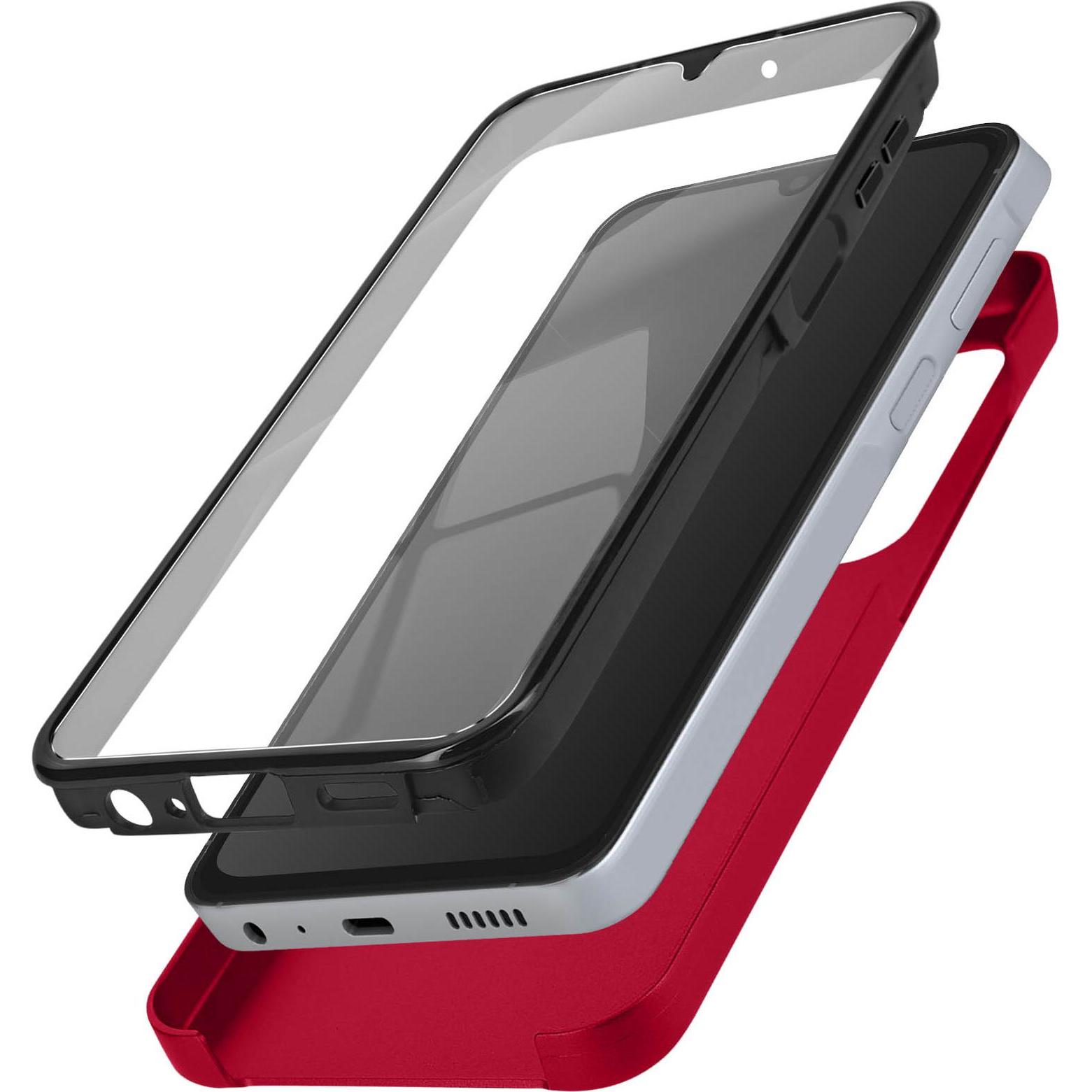 Avizar ClearGuard Case Series (Samsung Galaxy A05s), Smartphone Hülle, Rot