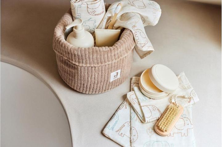 Image du produit Jollein Pflegekörbchen Cloudy Rib Milky Coffee