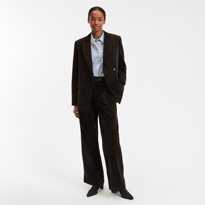 Actual product image La Redoute Collections Weite Cordhose mit Bügelfalte (36)