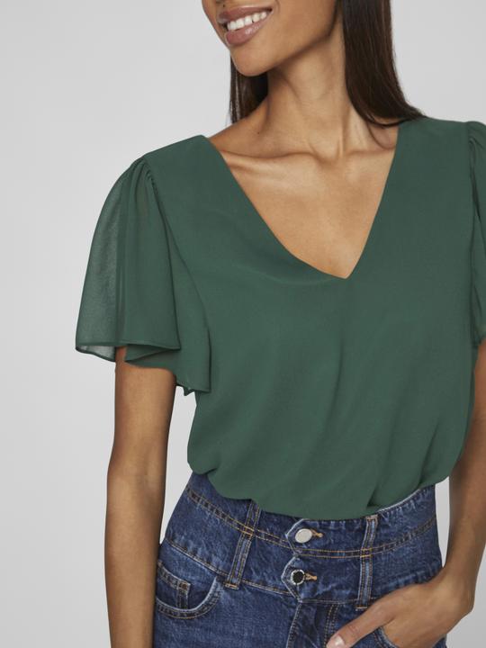 Produktbild Vila Kurzärmeliges Top mit V-Ausschnitt (36)