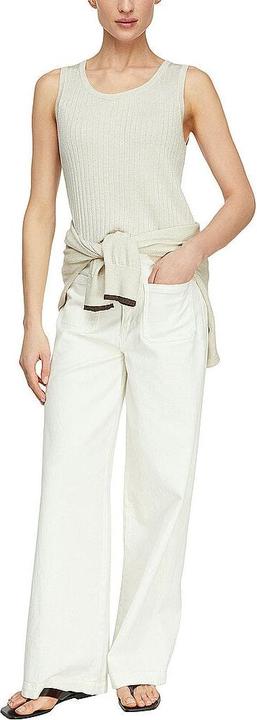 Produktbild Comma Softer Viskose-Glitzergarn-Tank im lässigen Rippstrick (46)