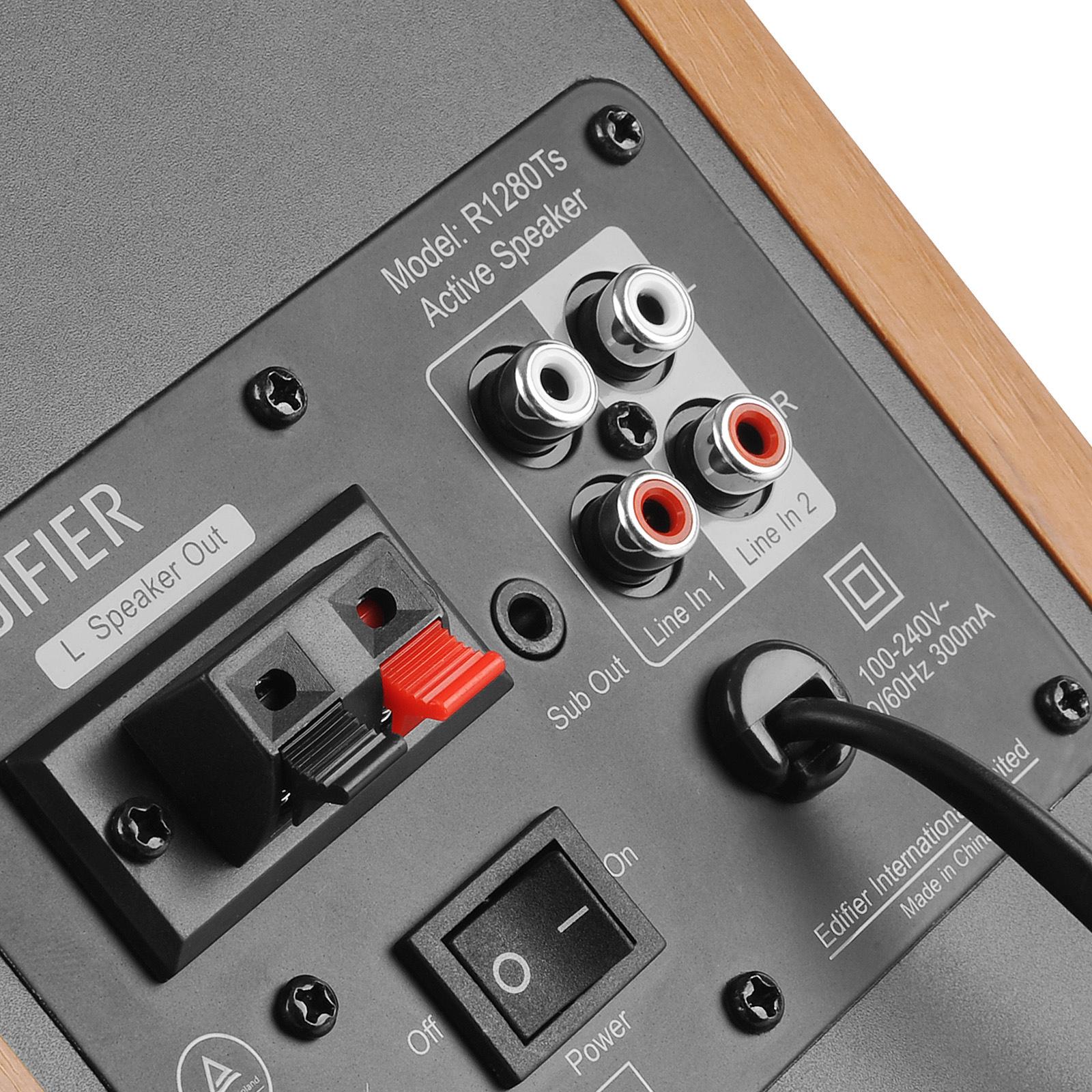 Thumbnail - Edifier R1280TS (1 Stk., 42 W), HiFi + Heimkino Lautsprecher, Braun