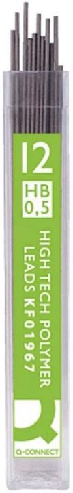 Q-Connect Mines fines 0,5 mm HB (12 pcs, 0.50 mm, HB)