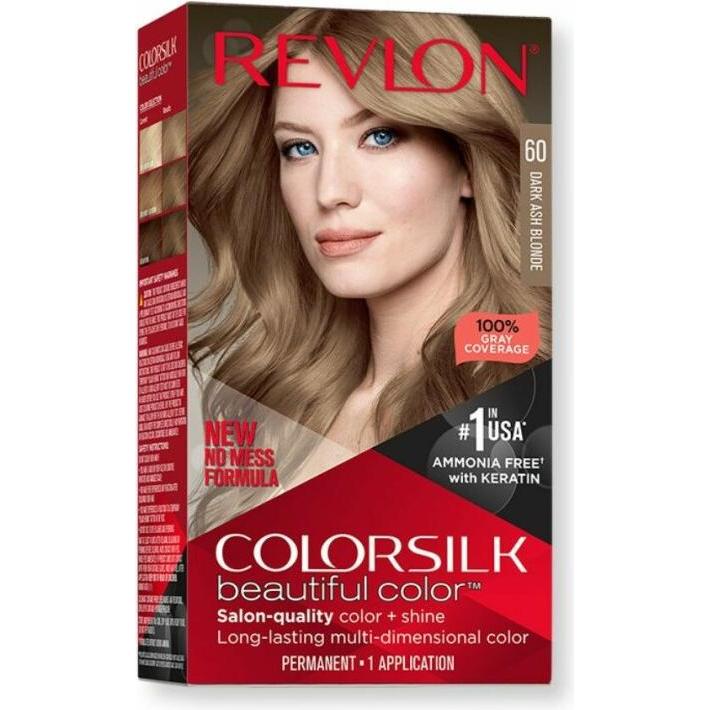 Revlon Professional, Haarfarbe, COLORSILK tinte #60-rubio oscuro cenizo (60-rubio oscuro cenizo)