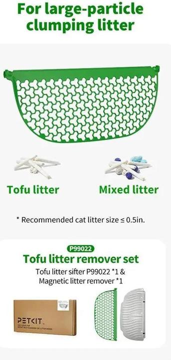Image du produit Petkit Magnetic Tofu Cat Litter Remover Set