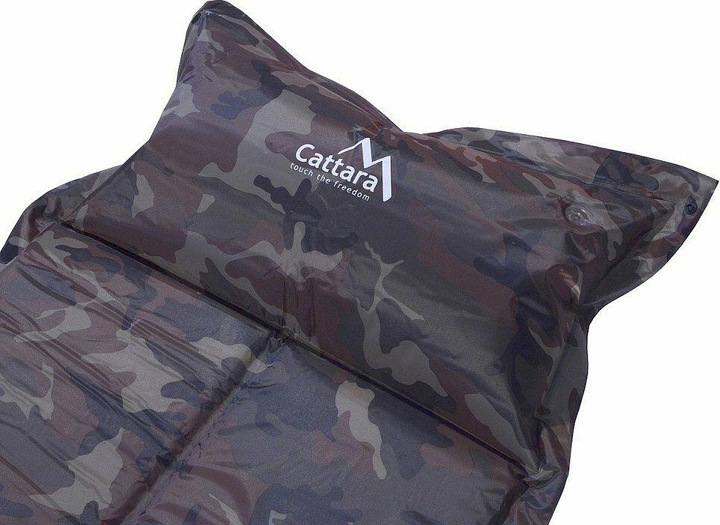 Produktbild Cattara Selbstaufblasbare Matte 183x58x2,5cm mit Kissen NAVY