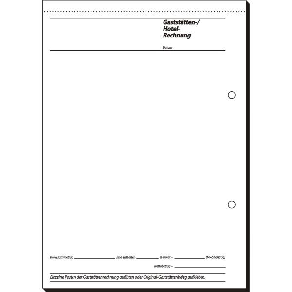 Image du produit Sigel Formulaire de justificatif de frais d'accueil GB515 (50 x)