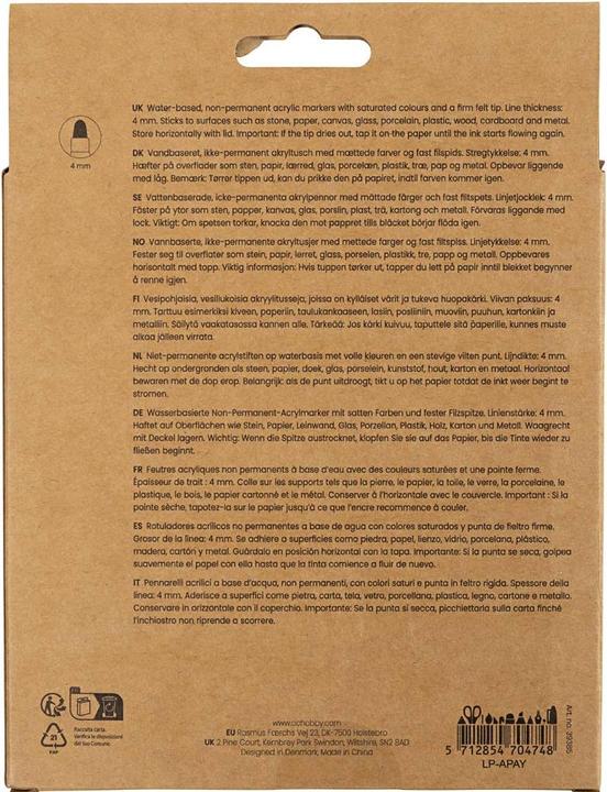 Image du produit Creativ Company Marqueur Creative Multi (12 x)