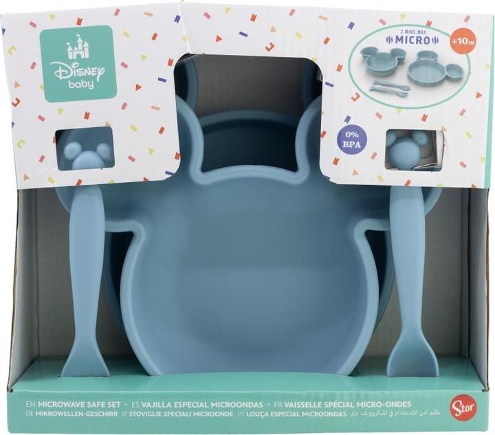 Actual product image Stor Disney Baby - Mickey Mouse - 4-piece crockery set for toddlers in gift box