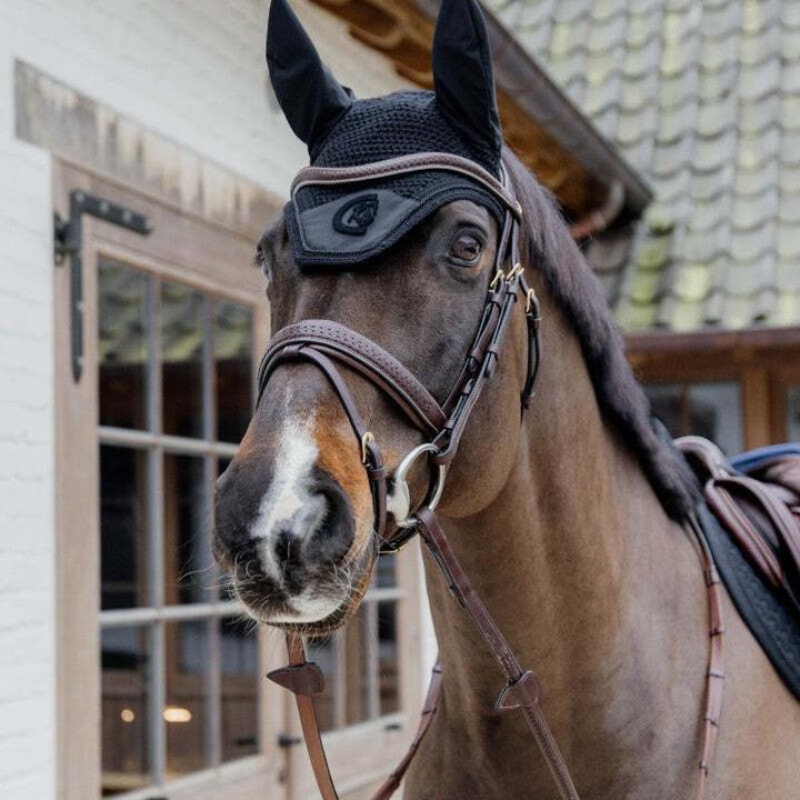 Image du produit Dy'on Bridon équitation anatomique muserolle combinée tressé avec Pull