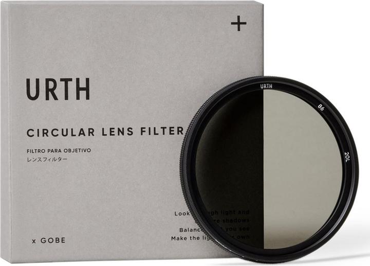 Produktbild Urth 86mm ND2 32 (1 5 Stop) Variable ND Lens Filter (Plus+) (86 mm, ND- / Graufilter)
