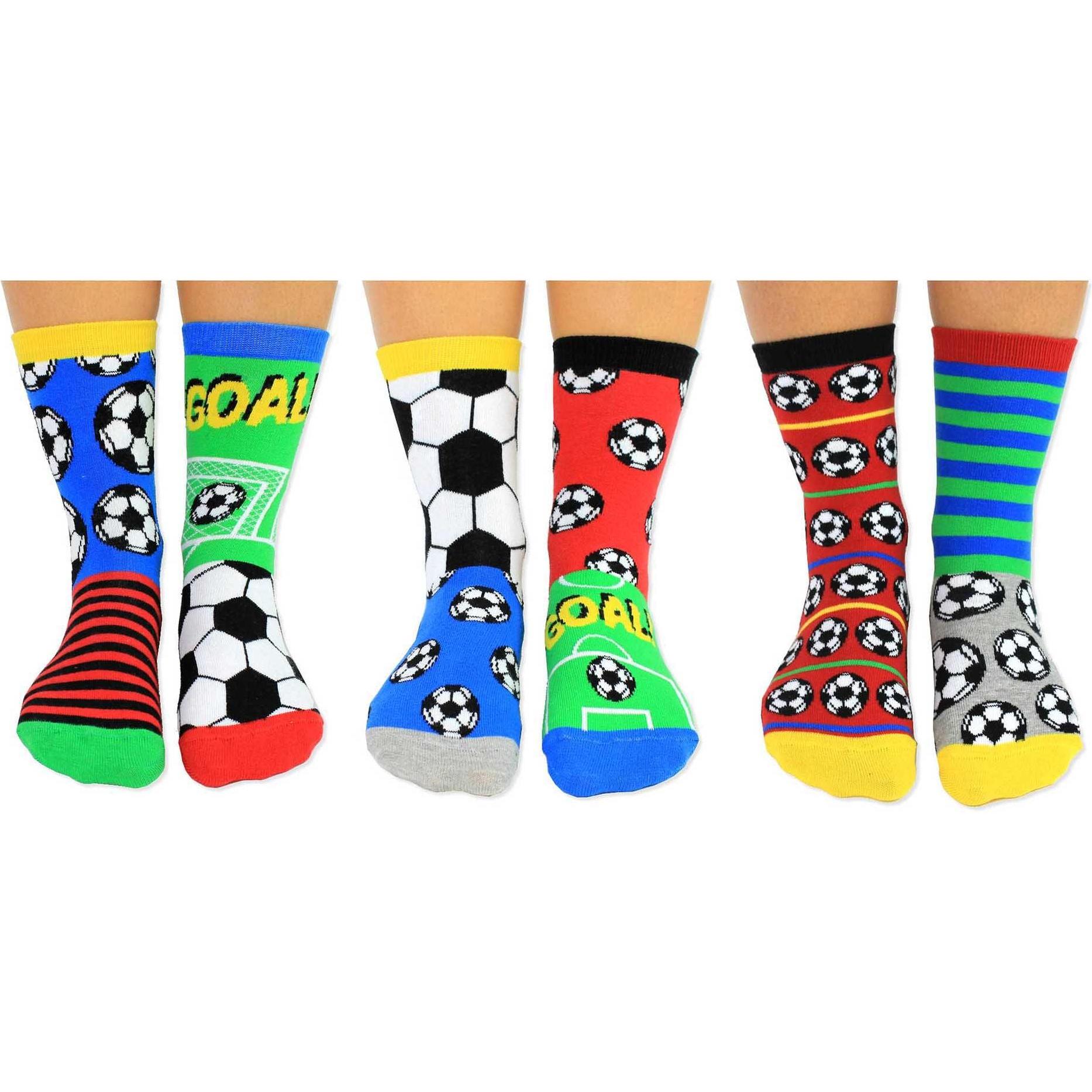 United Oddsocks, Jungen, Socken, Kick it!, Mehrfarbig, (3er Pack, 30 - 38)
