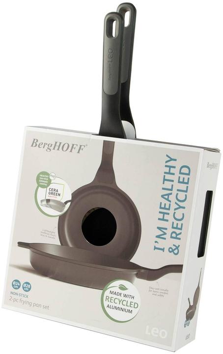 Immagine prodotto BergHoff Pfannen-Set Leo Stone+ 2-teilig 24 cm/28 cm, Material (Alluminio)