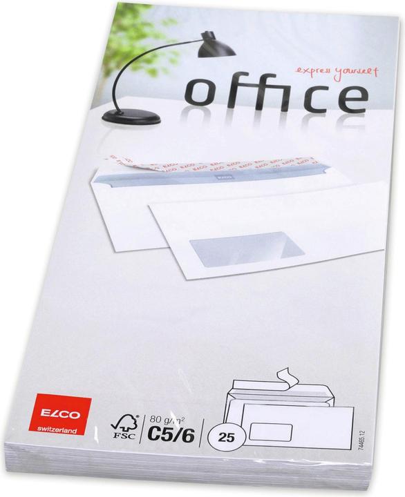 Image du produit Elco Enveloppes Office en petit paquet (C5/6, 25 x)