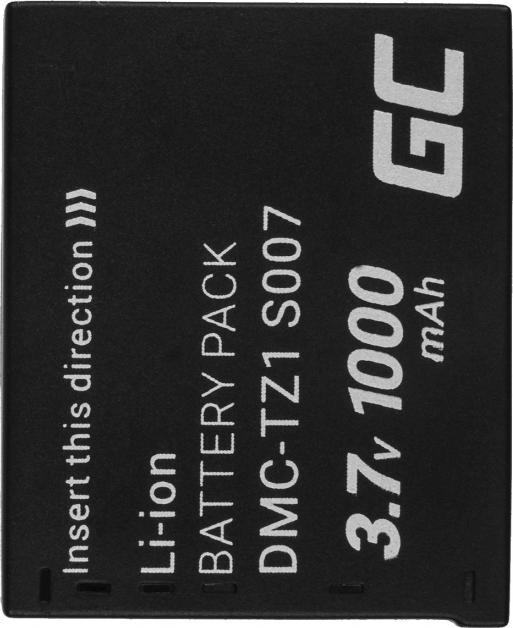 Produktbild GreenCell Camera Battery for Panasonic Lumix DMC-TZ1 DMC TZ2 - 3.7V - 1000mAh (Akku)
