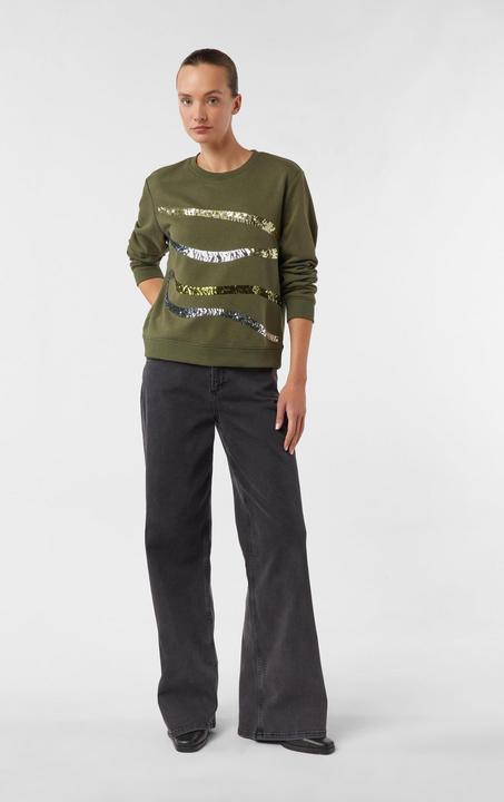 Produktbild Comma Sweatshirt Sweatshirt mit Pailletten-Artwork (32)