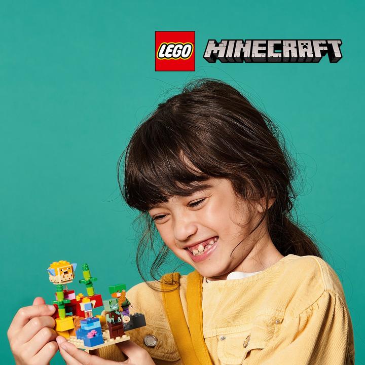 Actual product image LEGO The coral reef (21164, LEGO Minecraft)