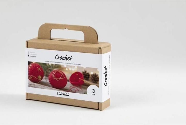 Produktbild Creativ Company Bastelset Weihnachtskugeln Häkeln