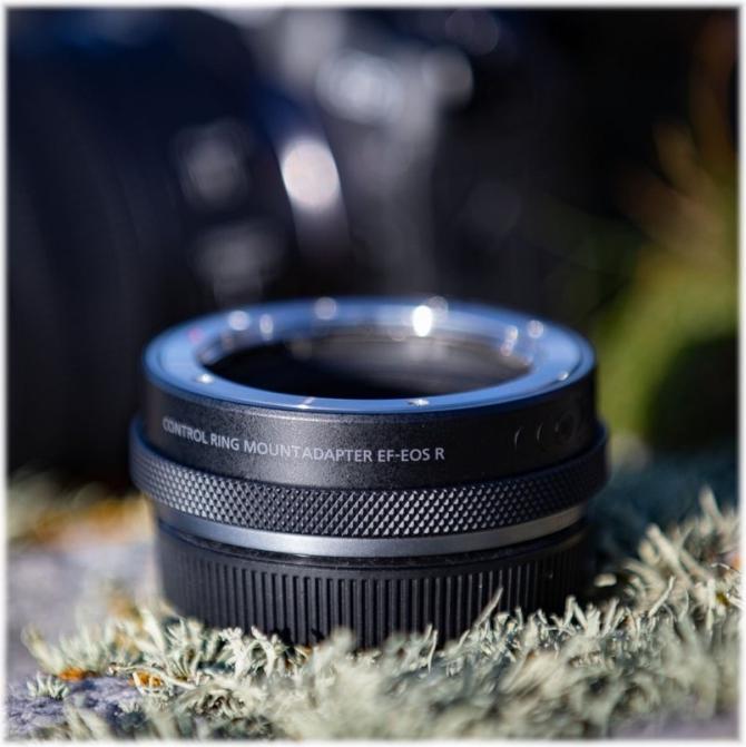 Actual product image Canon EF-EOS R adapter with control ring