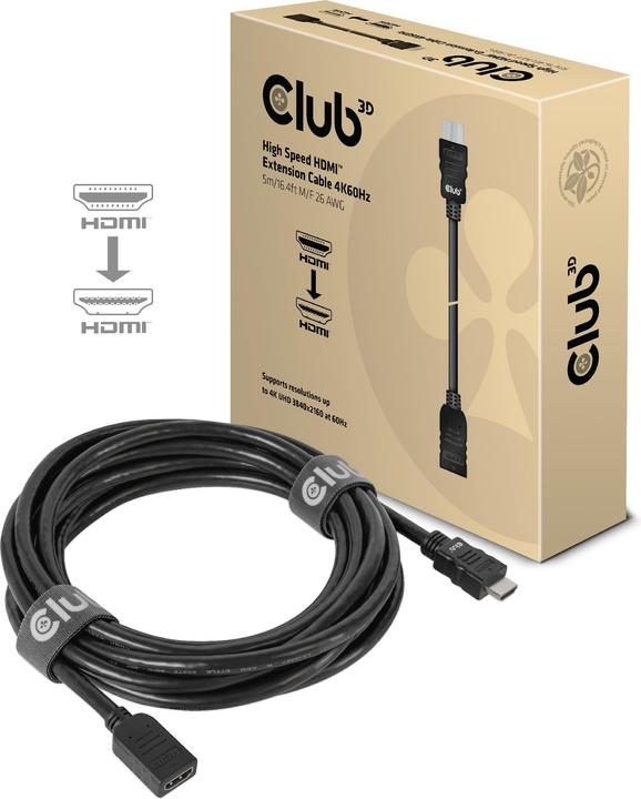 Produktbild Club 3D HDMI (Typ A) — HDMI (Typ A) (5 m)