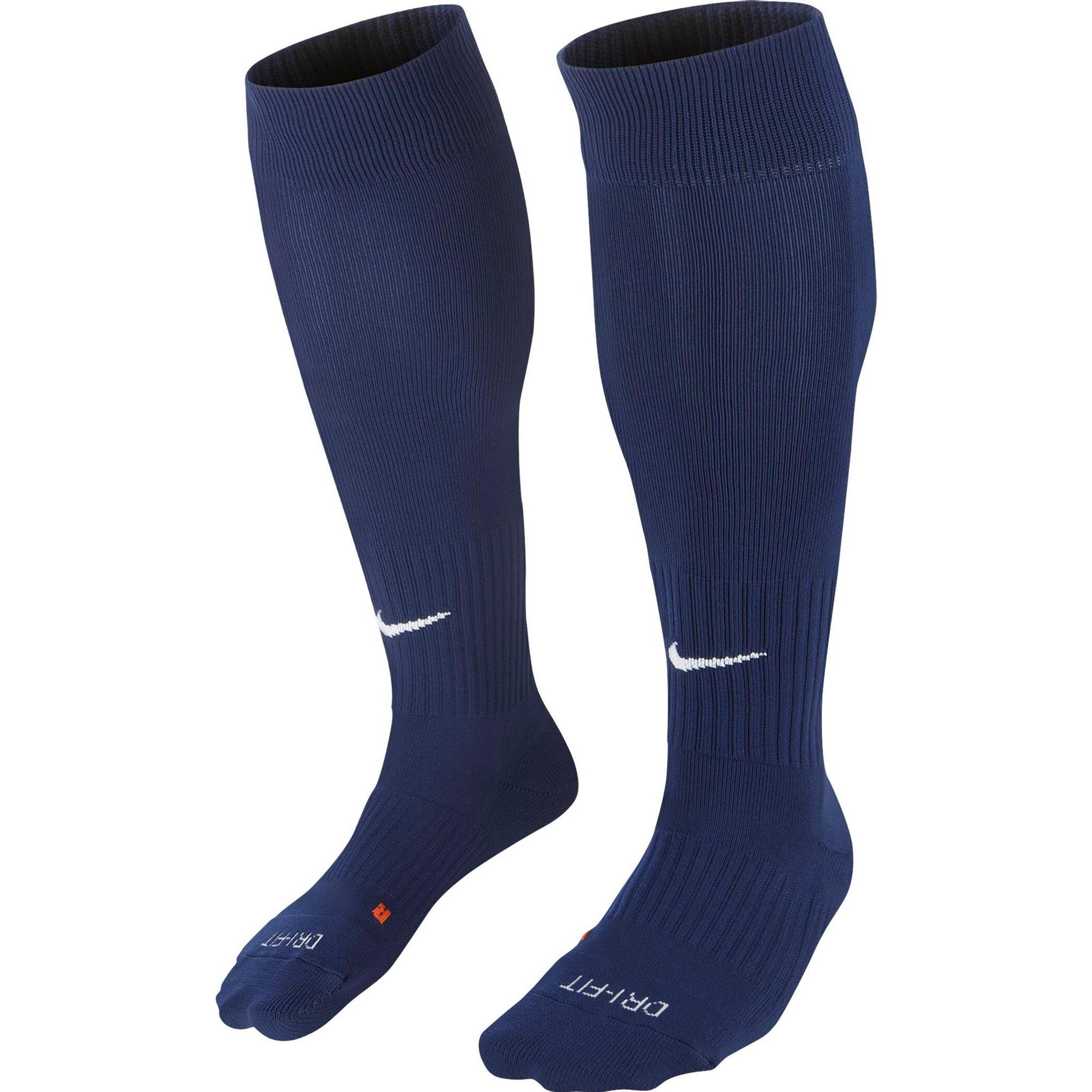 Nike, Herren, Sportsocken, Classic 2 Cushioned Over- MIDNIGHT NAVY/WHITE XS (XS), Blau