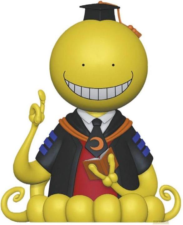 Actual product image Plastoy Assassination Classroom money box Koro Sensei