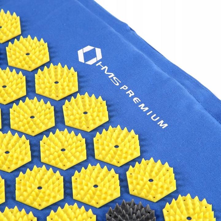 Produktbild HMS Massage-Akupressurmatte und Kissen-Set Premium AKM01, dunkelblau