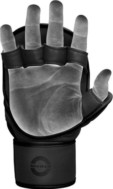Actual product image Rdx Grappling Gloves Shooter F6 Matte Black Plus-L/XL (L, XL)