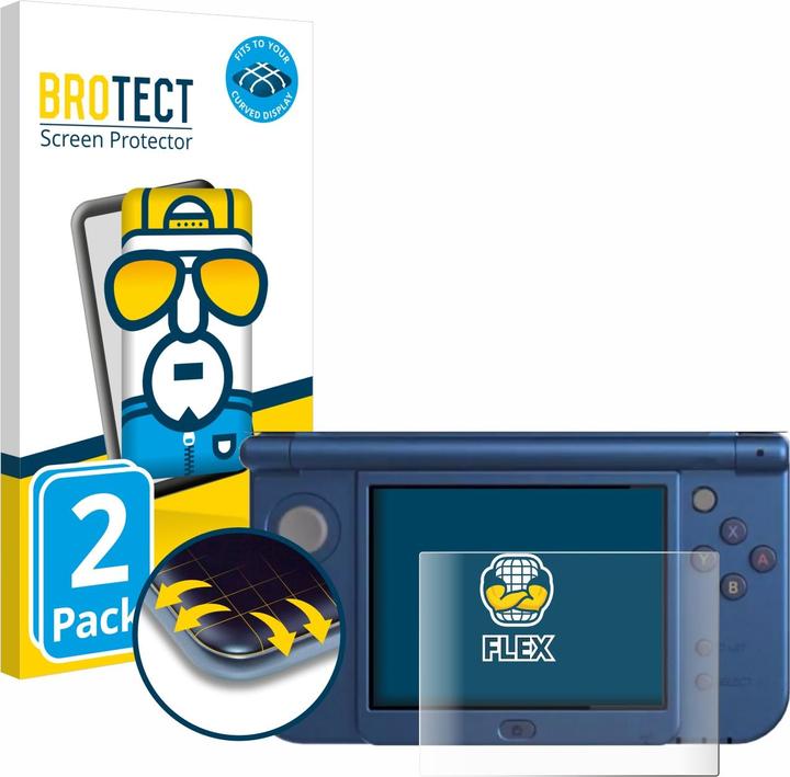 Produktbild BROTECT Full-Cover Displayschutz (DSi XL)