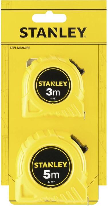 Actual product image Stanley Tape measure double pack 3m + 5m