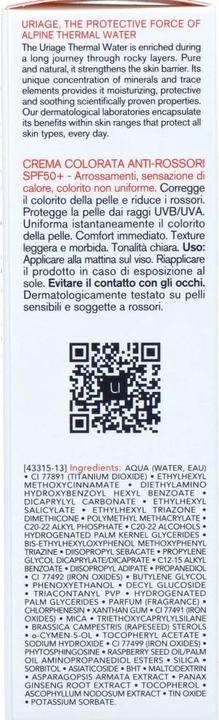 Produktbild Uriage Rosliane CC Creme SPF50+ (Light Tint, 40 ml)