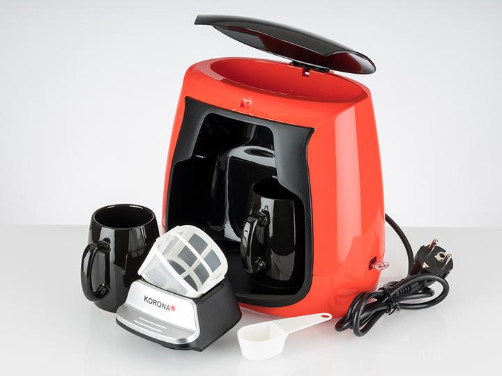Produktbild Korona 2TassenKaffeeautomatinrot
