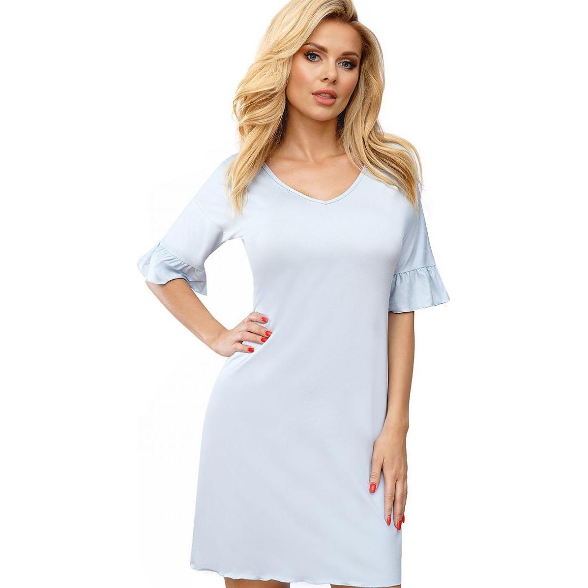 T!ssi, Damen, Shirt, Sexy Hemdchen, Blau, (36)