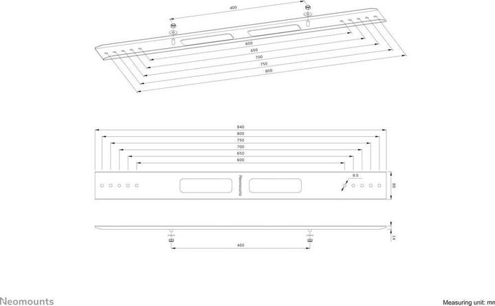Produktbild Neomounts VESA Conversion Bra (Wand)