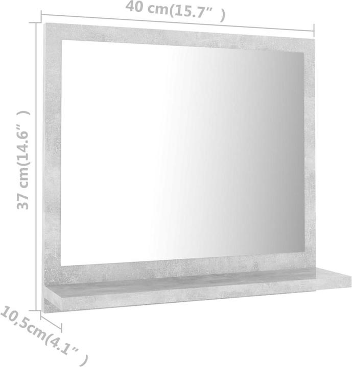 Produktbild vidaXL Spiegel (40 x 10.50 x 37 cm)