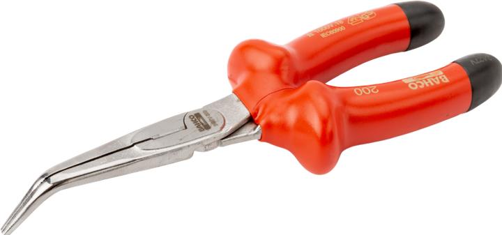 Produktbild Bahco Flachrundzange mit gebogener Spitze 60° (200 mm)