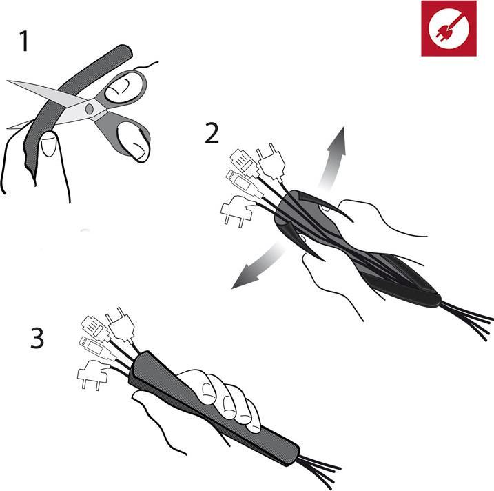 Image du produit Label-the-cable tube de câble (Gaines pour câbles, 2500 cm)