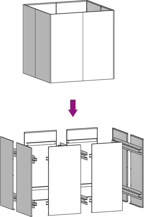 Produktbild VidaXL Pflanzkübel