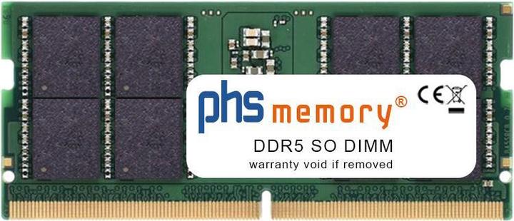 Actual product image PHS-memory 16GB RAM Speicher DDR5 SO DIMM 5600MHz PC5-44800-S 262 Pin SO DIMM 1,1 Volt (1 x 16GB)