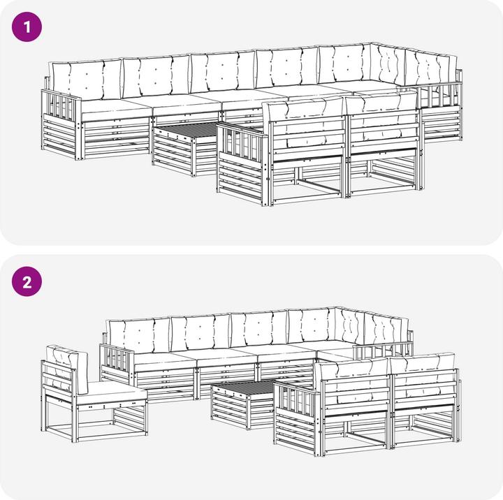 Immagine prodotto vidaXL Outdoor-Sofa